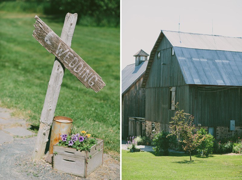 summer barn wedding photos