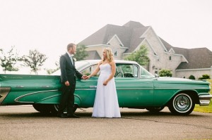 vintage cars at wedding photos