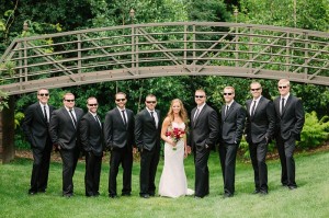 wildflowers at outdoor wedding