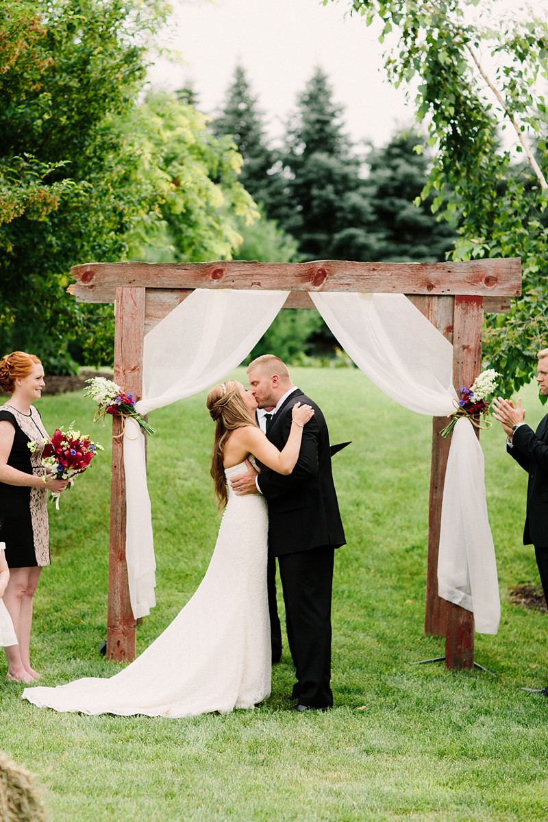 Outdoor Wedding ceremony photo