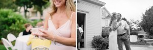 small backyard wedding