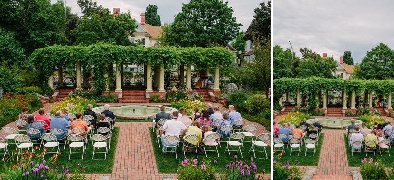 small backyard wedding