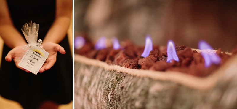 Smores at Wedding Photo