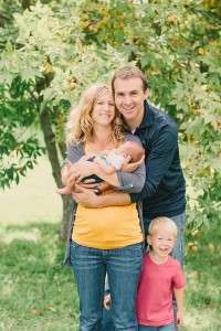 outdoor newborn photos