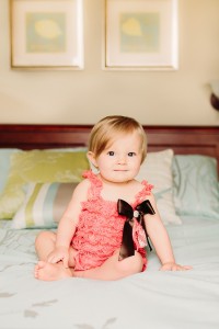 one year old indoor family photos