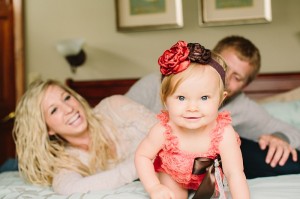 one year old indoor family photos