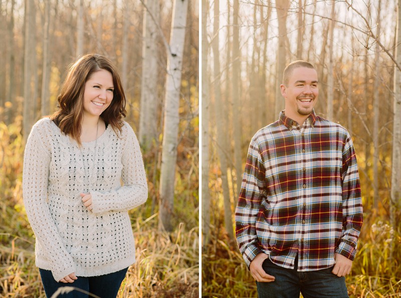 withee fall engagement photos