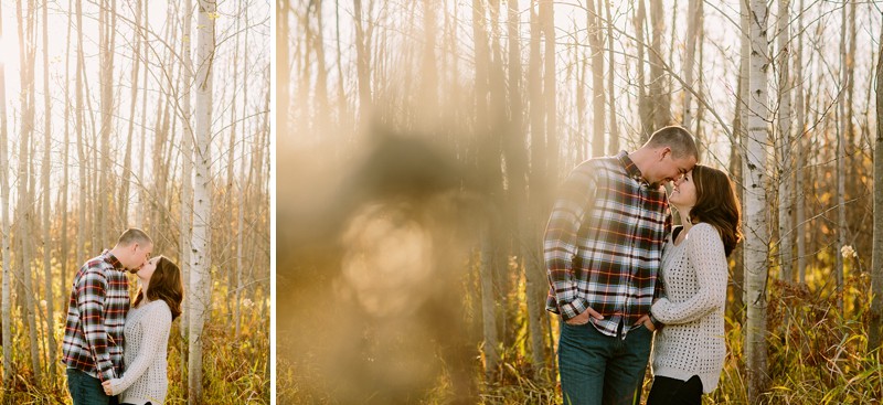 withee fall engagement photos