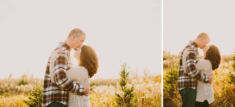 withee fall engagement photos