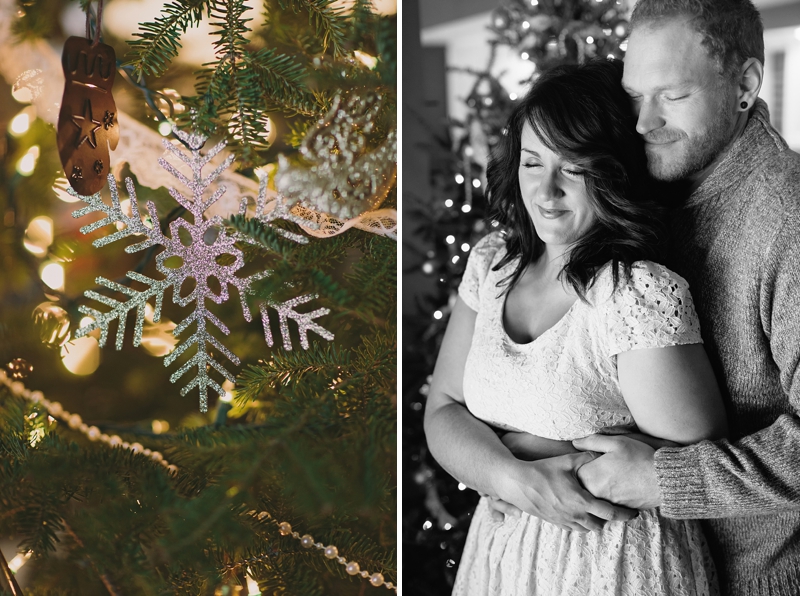 Outdoor winter engagement photo ideas Central WI - James Stokes