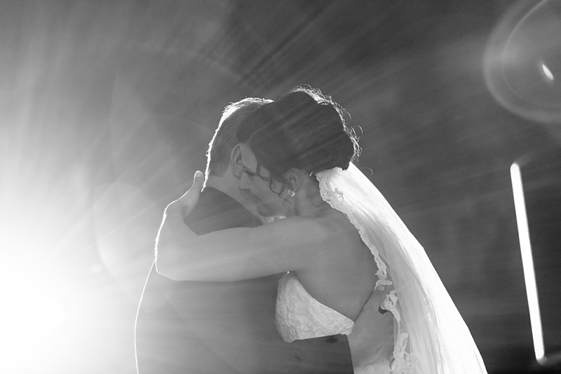 off camera flash wedding photos during dance