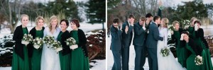 Winter Wedding Photos outdoors