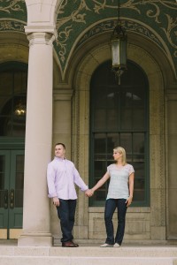 University of Wisconsin Engagement Photos Memorial Union Steps