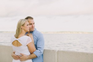 Monona Terrace Enagmenet Photos at Sunset Madison Wisconsin James Stokes Photography