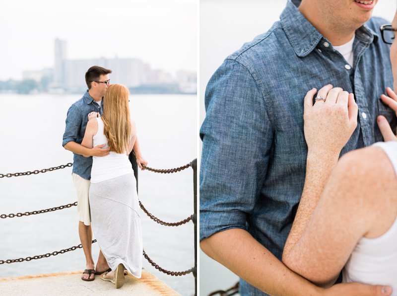 manitowoc wi harbor nautical engagement photos