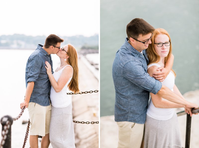 Nautical Lake Michigan Engagement