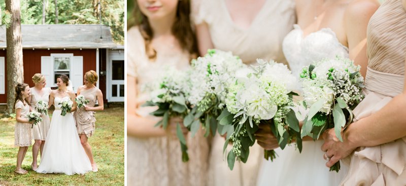 Northwoods Cabin Lake Wedding Photos