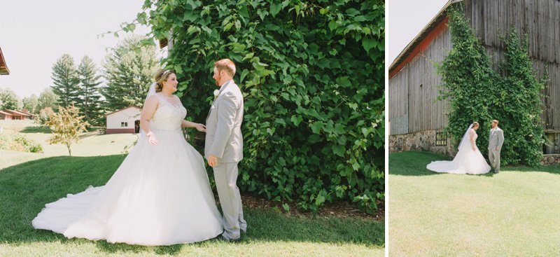 central wisconsin country wedding 