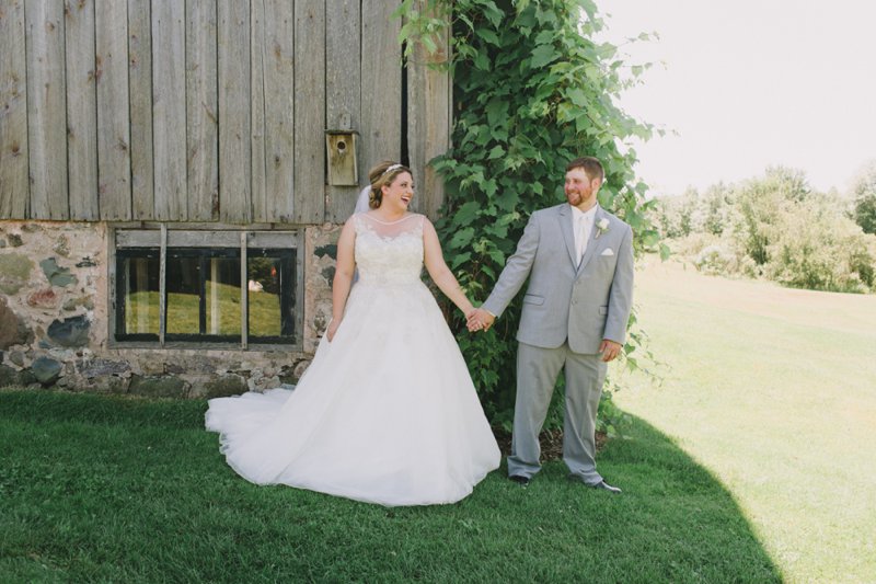 central wisconsin country wedding 