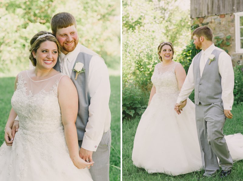 central wisconsin country wedding 