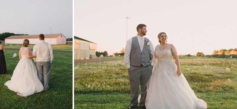 central wisconsin country wedding 