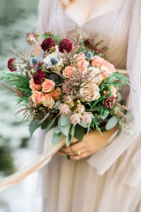 Rustic Woodsy Lake Wedding Photos