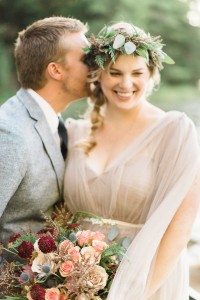 Rustic Woodsy Lake Wedding Photos