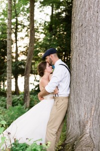 Destination wedding in northwoods