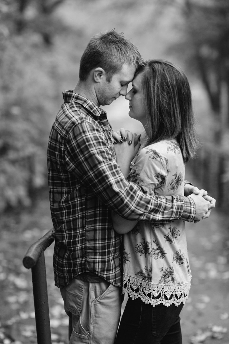 fall wisconsin engagement at Eau Claire Dells near Wausau, Wisconsin