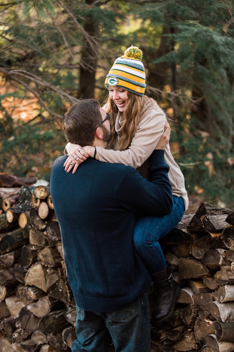 Fall Engagement Shoots in Northern Wisconsin