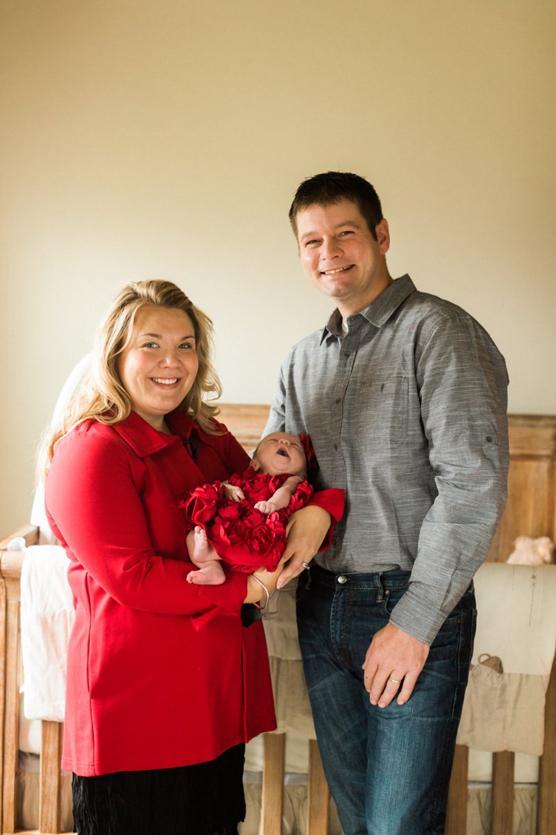 Lifestyle Newborn Family Photos Medford Wisconsin