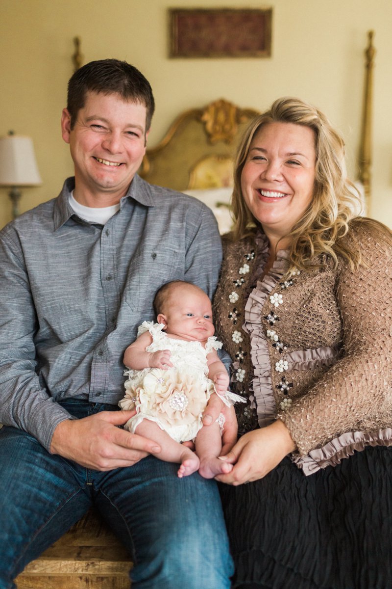 Lifestyle Newborn Family Photos Medford Wisconsin