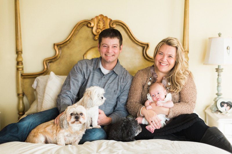 Lifestyle Newborn Family Photos Medford Wisconsin