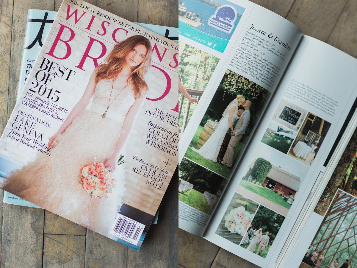 Wisconsin Bride Magazine published 