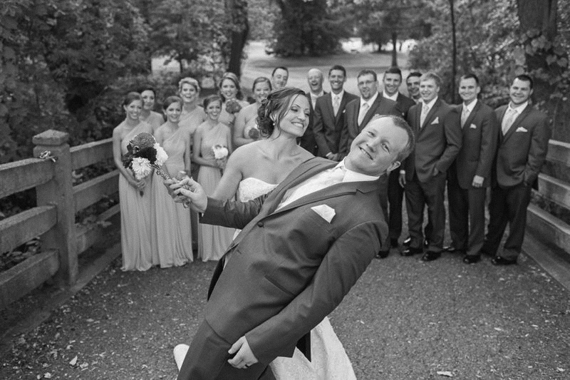 Dip the groom candid funny wedding photos