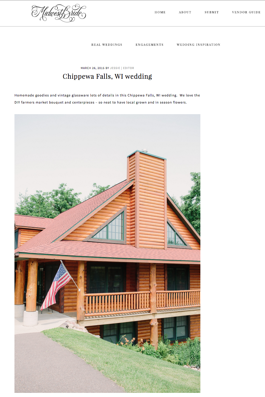 midwest bride wisconsin chippewa falls wedding 