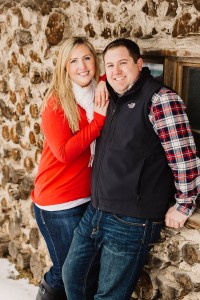 Wisconsin Winter Engagement Photos