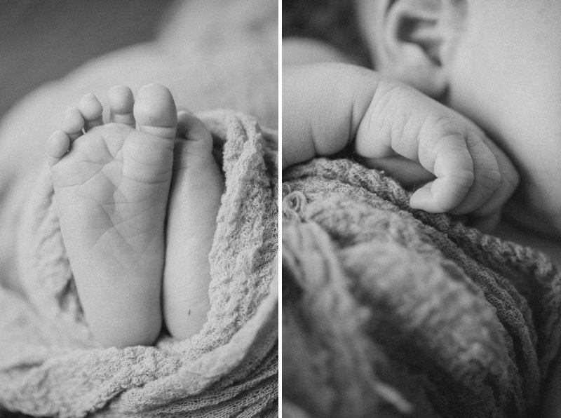Newborn Toes details 