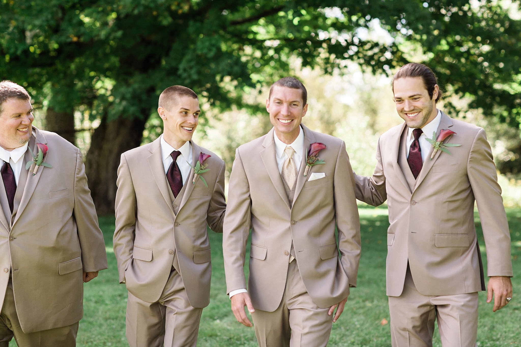 Country Groom wedding day suit