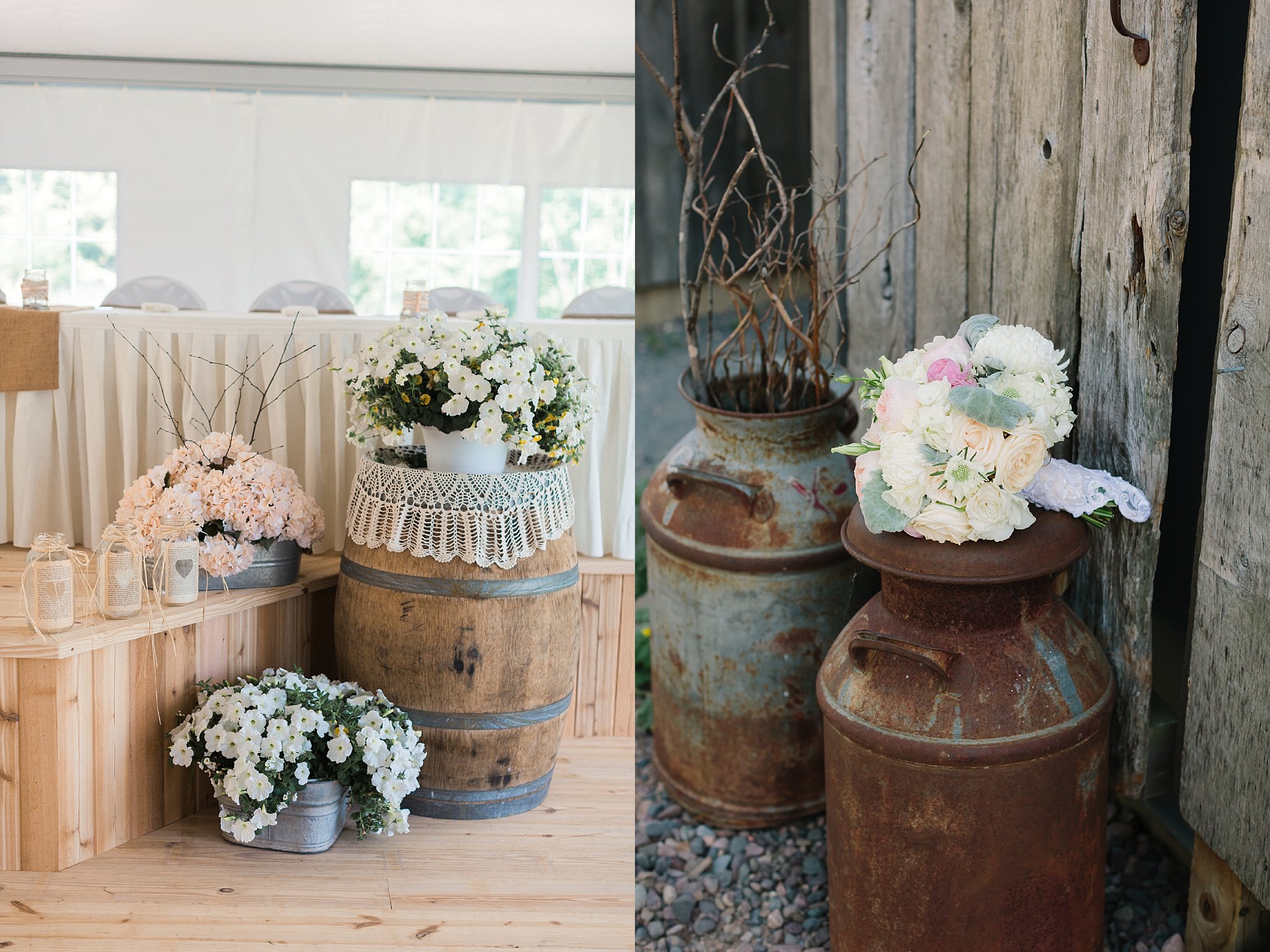 rustic wedding decor