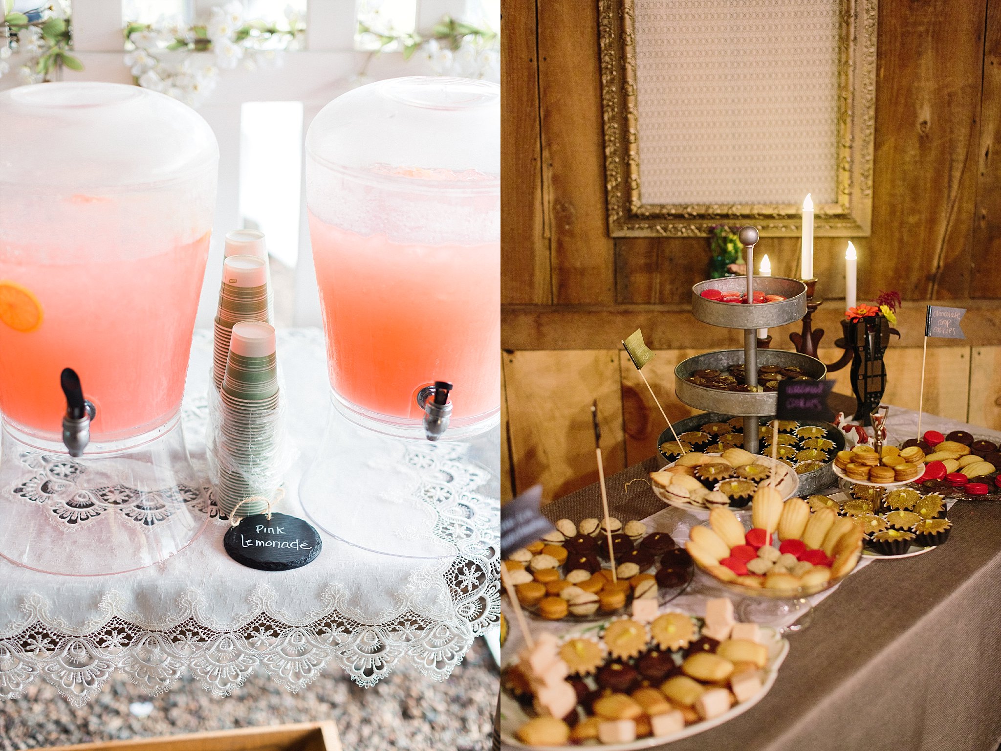 farm wedding food