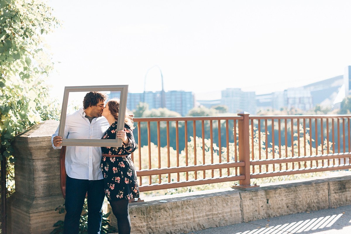 Mill City Bridge engagement photos - Central Wisconsin photographer