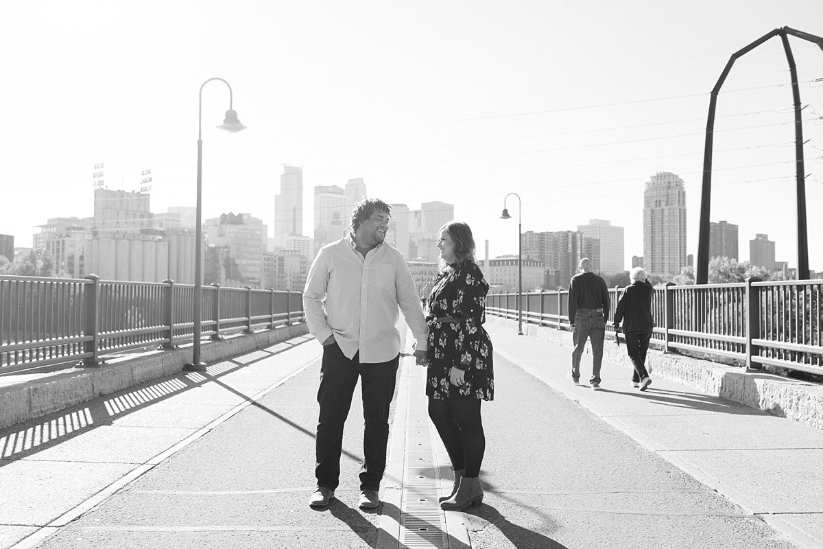 Romantic engagement photo - Midwest Wisconsin wedding photographer