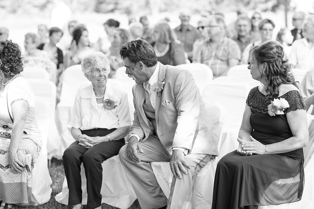 outdoor wedding ceremony photos -  James Stokes