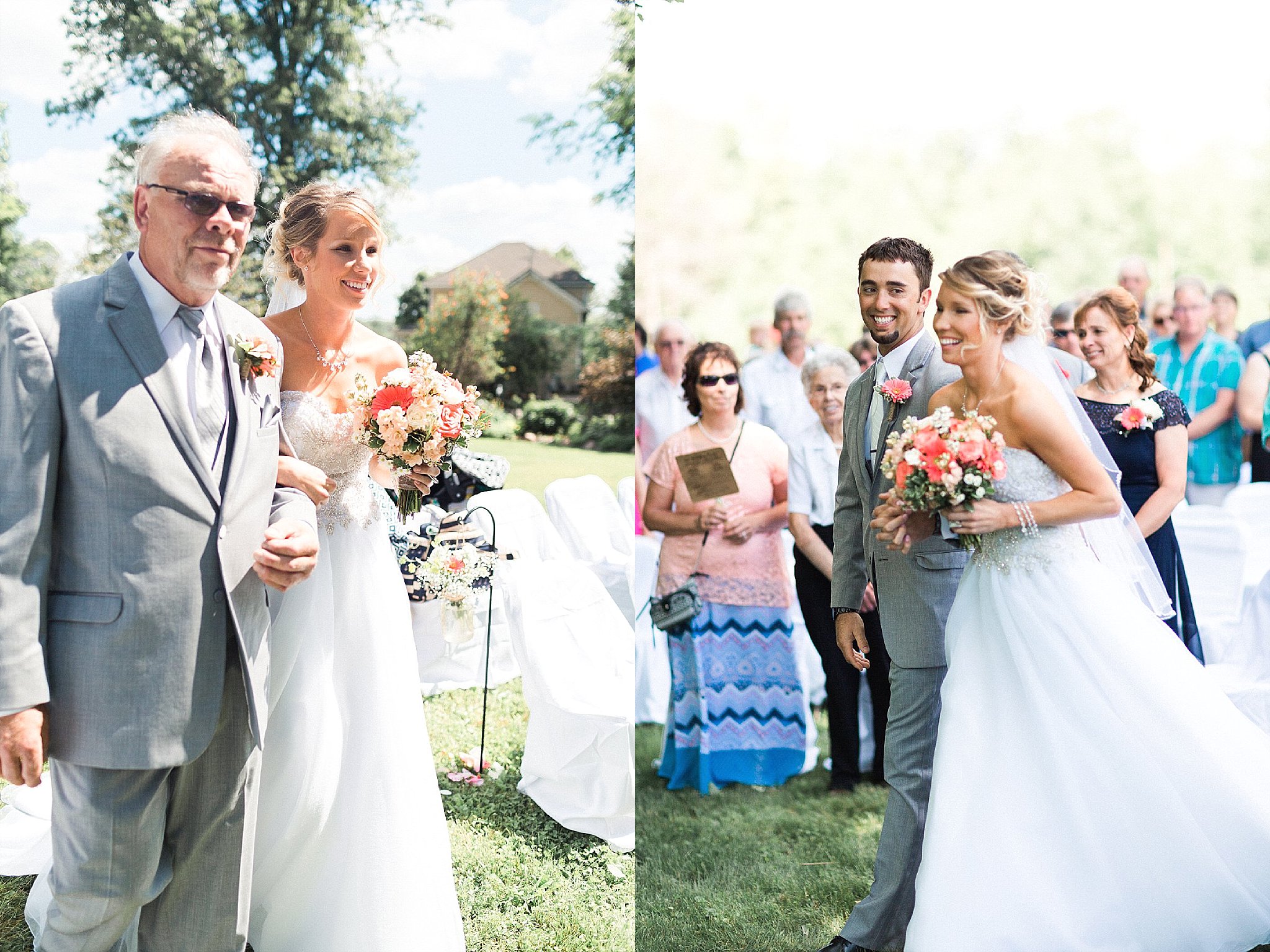 outdoor farm wedding in Wisconsin -  James Stokes