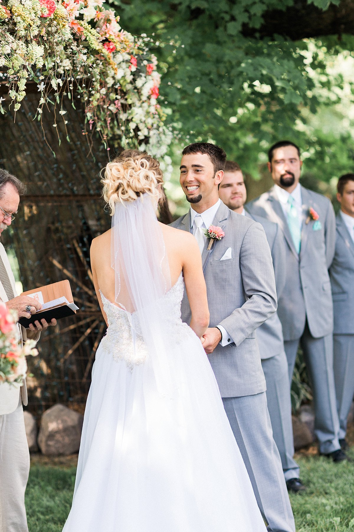 romantic wedding ceremony photos - James Stokes