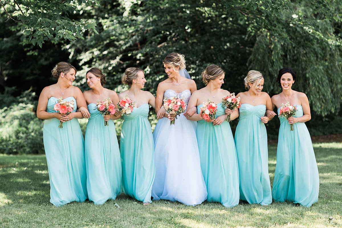 bride and bridesmaids photos - James Stokes