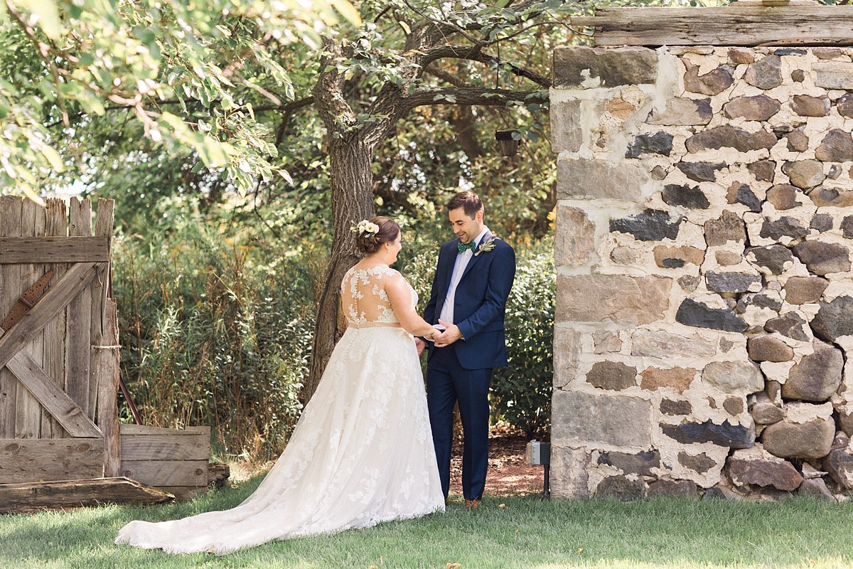 Farm wedding photos - bride and groom - James Stokes