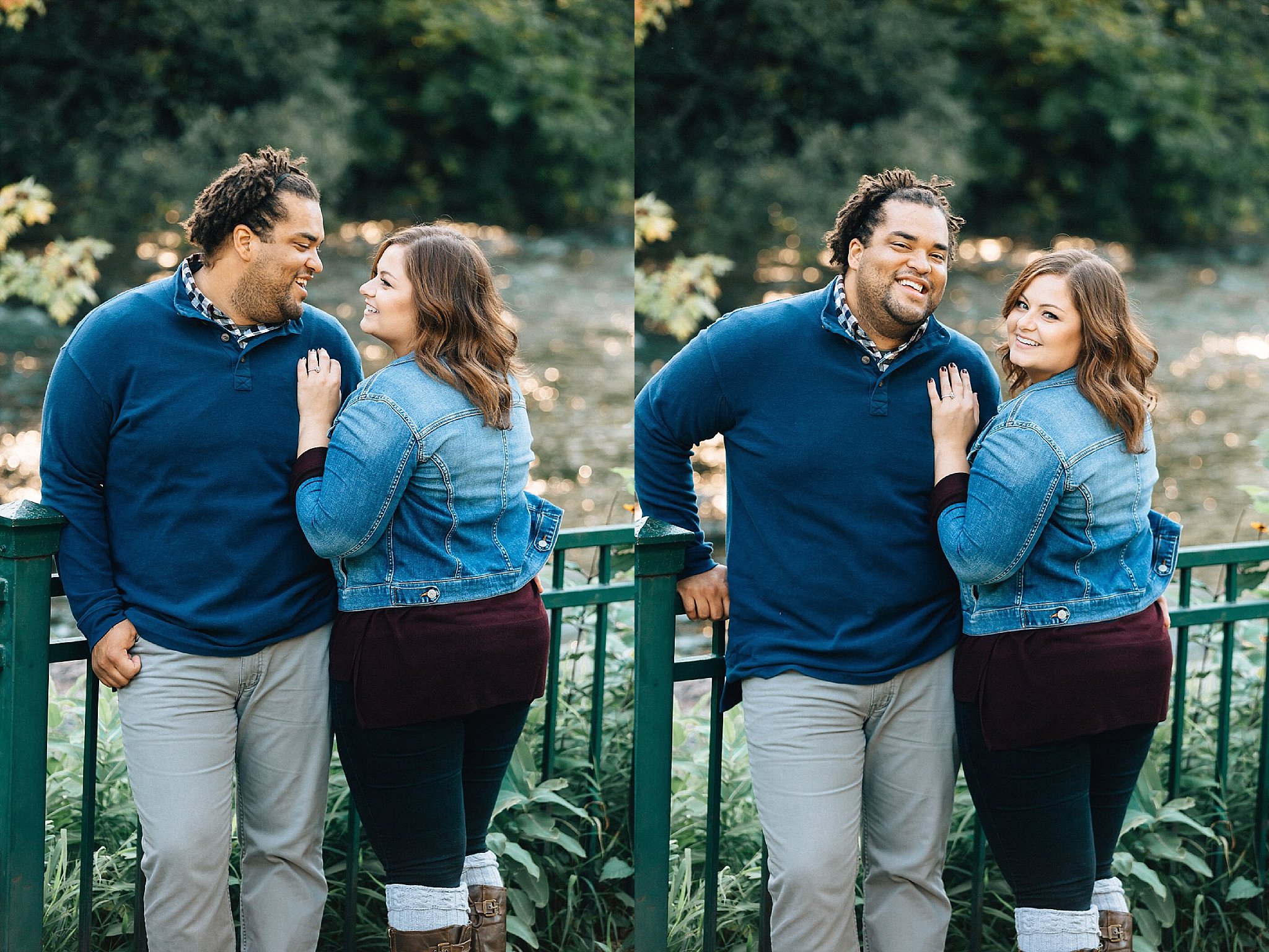 Minnesota engagement photo in the park - James Stokes