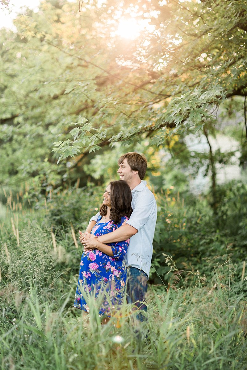 Maternity photos in nature - Wisconsin maternity photographer - James Stokes Photography